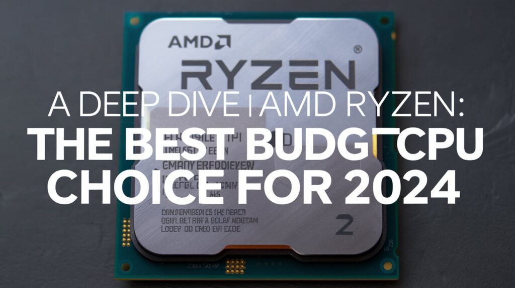 A Deep Dive Into AMD Ryzen The Best Budget CPU Choice for 2024!