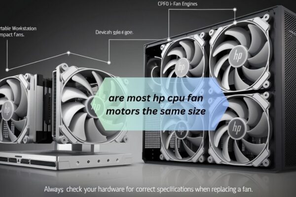 are most hp cpu fan motors the same size