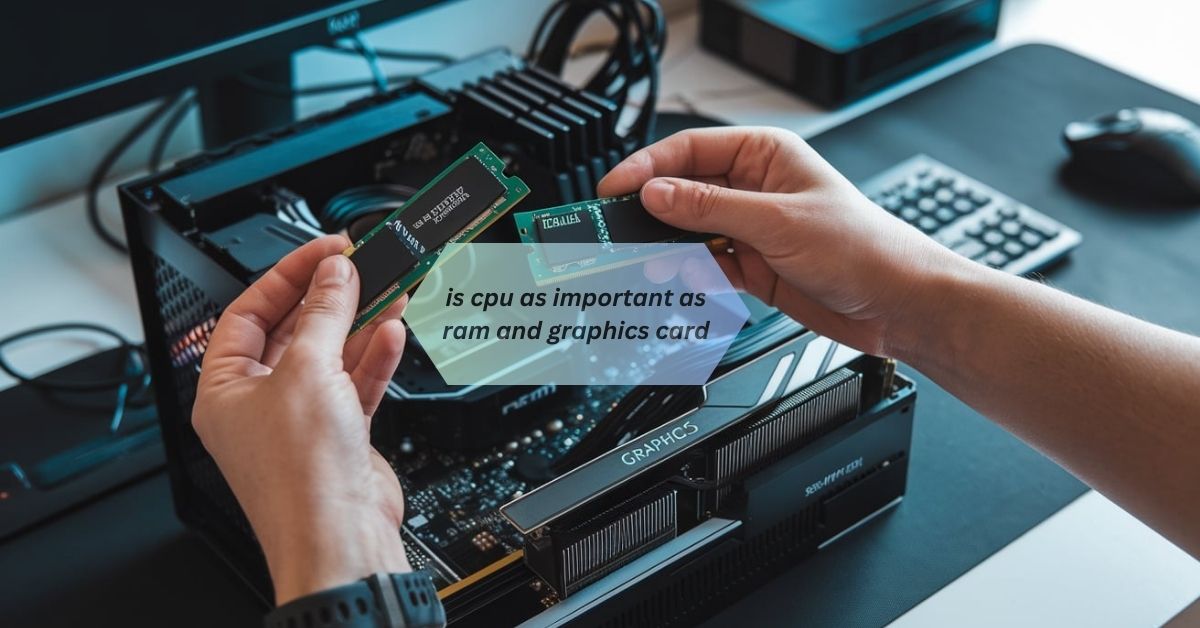 is cpu as important as ram and graphics card