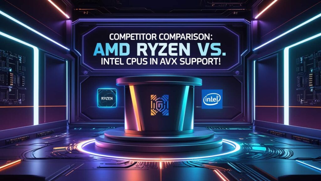 Competitor Comparison AMD Ryzen vs. Intel CPUs in AVX Support!