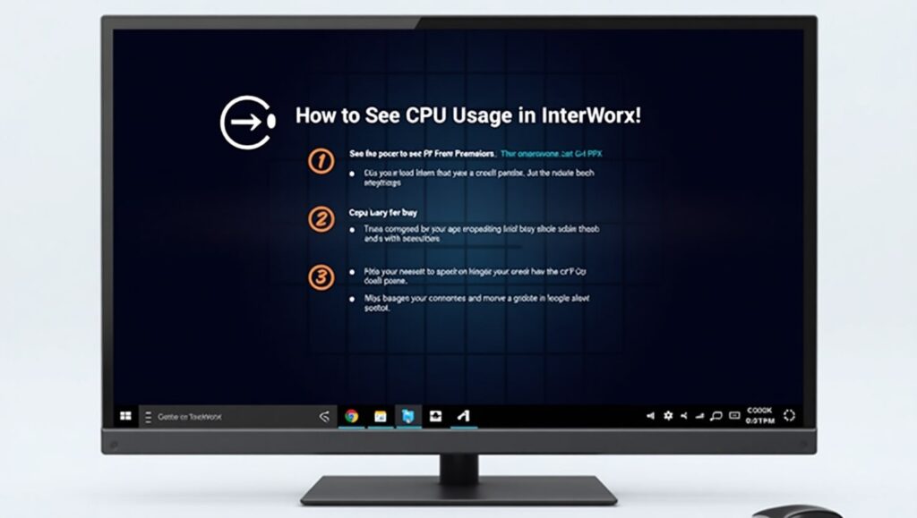 Step-by-Step Guide How to See CPU Usage in InterWorx!