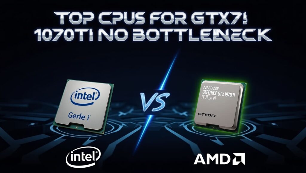 Top CPUs for GTX 1070 Ti No Bottleneck Intel or AMD?