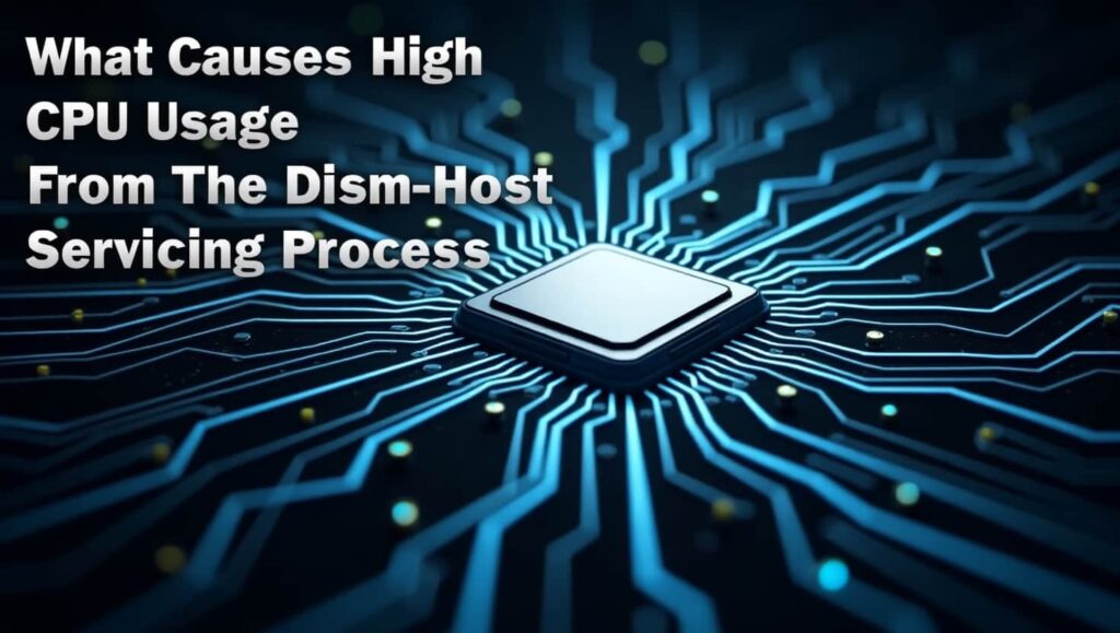 What Causes High Cpu Usage From The Dism Host Servicing Process?