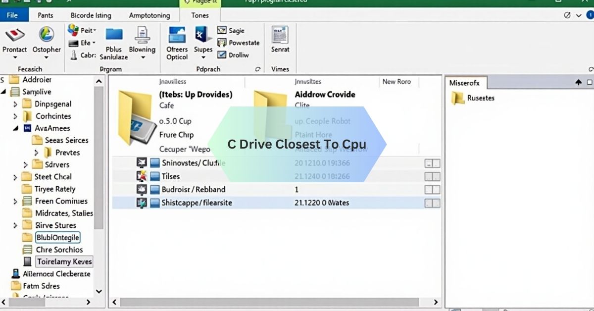 C Drive Closest To Cpu